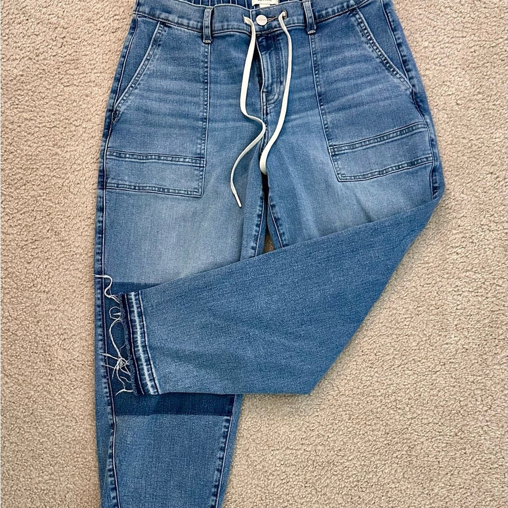 UpWest Women's Light Blue Boyfriend Jeans
